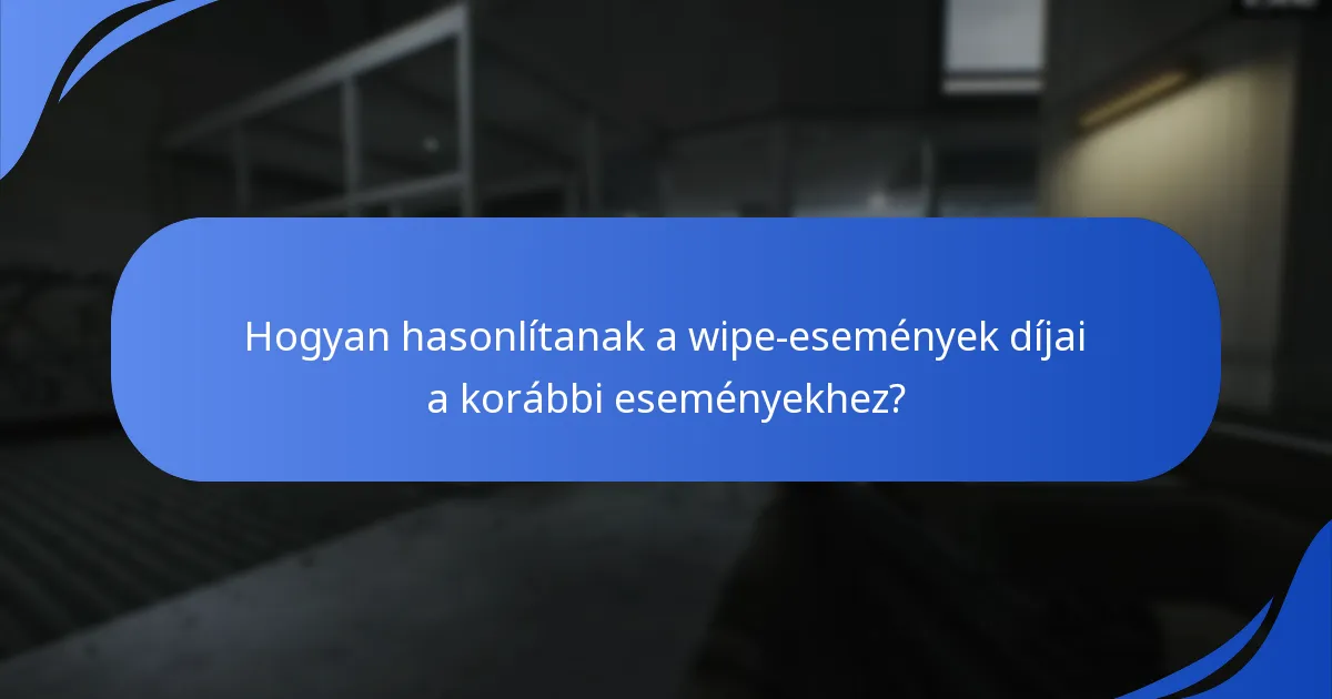 Hogyan igényelhetik a játékosok a wipe-események díjait?