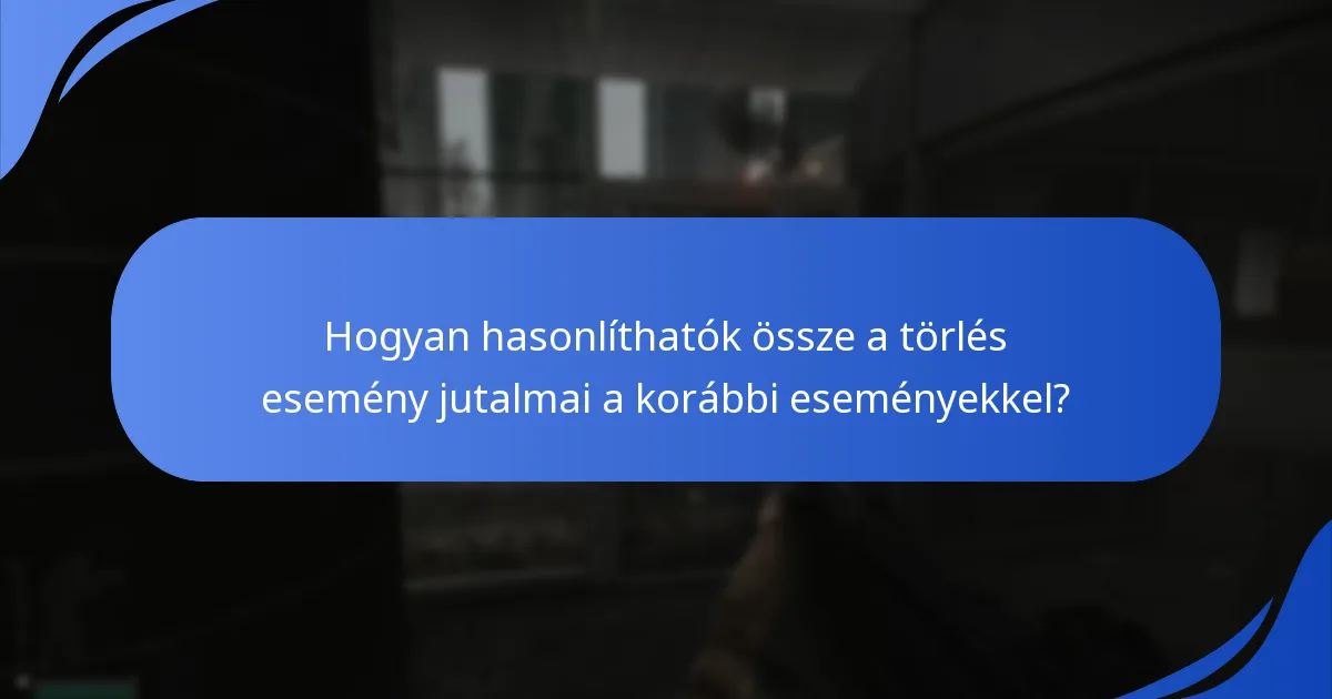 Kik voltak a legjobb játékosok a törlés esemény alatt?