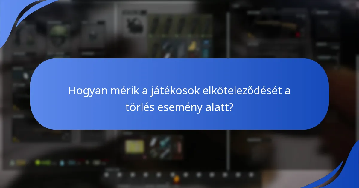 Milyen stratégiákat alkalmazhatnak a játékosok a törlés esemény alatt?